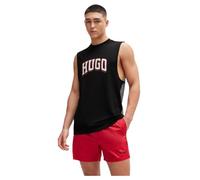 HUGO Men's MESH Beach_Tank_TOP, Black1, XXL