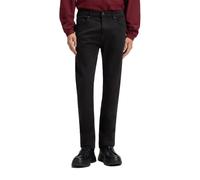 Hugo Mens Mid Rise Slim Fit Five Pocket Jeans in Black - Size 32W/34L