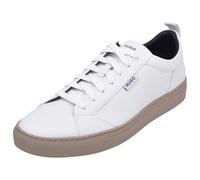 HUGO Men's Morrie Low Cupsole Grainy Sneaker, Oak, 10 UK