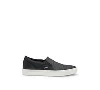HUGO Mens Morrie Slon Slip-on Shoes with Logo Vamp Size 5 Black