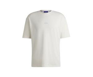 HUGO Mens Nalono Logo-Print T-Shirt in Cotton Jersey