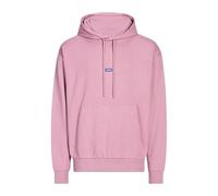 HUGO Mens Nalonso Cotton-terry hoodie with logo badge