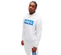 HUGO Nalves 100 Hoodie, White/Blue