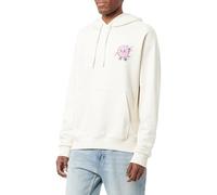 HUGO Mens Namiko Cotton-terry hoodie with street-food graphics