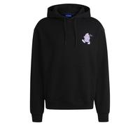 Hugo Mens Namiko Hoodie in Black Cotton - Size Medium