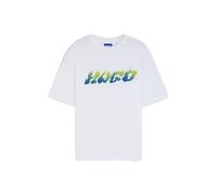 HUGO Men's Napolux T-Shirt, White, L