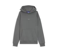 HUGO Mens Nazardo Cotton-terry loose-fit hoodie with logo details