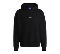 HUGO Mens Nazardo Cotton-terry loose-fit hoodie with logo details