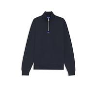 HUGO Cotton-terry Sweatshirt With Zip Collar