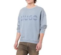 HUGO Men's Nenzyew Sweatshirt, Open Blue, M