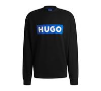 HUGO Cotton-terry sweatshirt with logo print - Style Niero, 50522375 Black XL