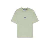 HUGO Cotton-jersey T-shirt with blue logo patch - Style Nieros, 50509991 Light Green XXL