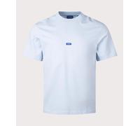 HUGO Mens Nieros T-Shirt - Colour: 487 Open Blue - Size: Large