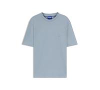 Hugo Men's Niley Happy Logo Cotton Jersey T-Shirt, 458light/pastel Blue, XXL