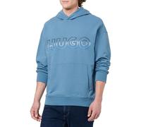 HUGO Men's Nogudi Sweatshirt, Open Blue, XXL