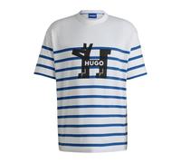 Hugo Mens Nolastripe Dog Logo T-Shirt / N/A N/A GT7203