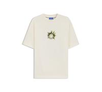 Hugo Nylix 10272987 01 Short Sleeve T-shirt Beige L Men