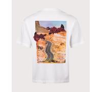 HUGO Mens Oversized Domans T-Shirt - Colour: 102 Natural - Size: Small