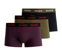 HUGO Mens Pack Boxer Shorts Red/Green/Black XL