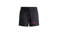 HUGO Men's PAOL Swim_Short, Black6, S