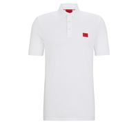 Hugo Mens Polo Shirt - White Cotton - Size Large