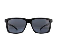 Hugo Boss by Rectangle Mens Black Grey Sunglasses - One Size