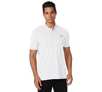 HUGO Men's Regular Fit Logo Short Sleeve Polo Shirt, White Cloud, S