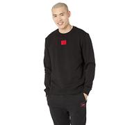 HUGO Men's Regular Fit Square Logo Jersey Sweatshirt Sweatshirt