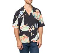 HUGO Men's Relaxed Beach Shirt Swimwear Cover Up (Pack of 1)