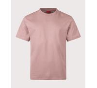 HUGO Mens Relaxed Fit Dapolino T-Shirt - Colour: 236 Light/Pastel Brown - Size: Medium