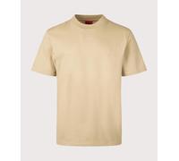 HUGO Mens Dapolino Relaxed-fit T-Shirt in Cotton with Logo Print