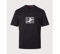 HUGO Darise Mens T-Shirt - Black 002