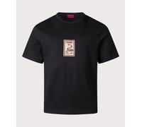 Hugo Dobul 10279195 Short Sleeve T-shirt Black M Man