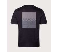HUGO Mens Relaxed Fit Dusplito T-Shirt - Colour: 001 Black - Size: Large