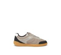 HUGO Mens Riven Tenn Football-Inspired Trainers with Faux Suede Size 7