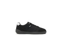 HUGO Mens Riven Tenn Football-Inspired Trainers with Faux Suede Size 9 Black