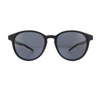 HUGO Men's Round Matte Black Grey Sunglasses HUGO Black One Size