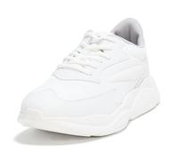 HUGO Men's Running Style Sneakers with Thick Rubber Sole, White Bone, 12