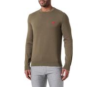 HUGO Men's San Cassius-C1 Knitted Sweater, Dark Beige257, XL