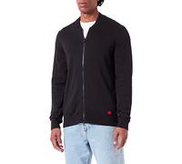 HUGO San Jaque-C Mens Double Zip Cardigan - Black 001 - Black 001 - L