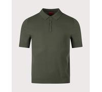HUGO Mens San Peter Polo Shirt - Colour: 309 Dark Green - Size: XL XL