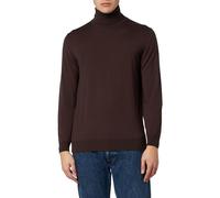 HUGO Men's San Thomas-m Knitted Sweater, Dark Brown201, M