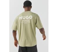 Hugo Nalono 10250555 Blue Short Sleeve T-shirt Green M Men