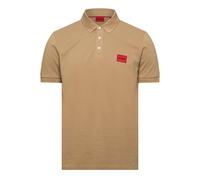 Hugo Mens Short Sleeve Polo Shirt in Medium Beige - Size 2XL