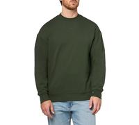 HUGO Men's Small Logo French Terry Sweatshirt, Hunter Green, L