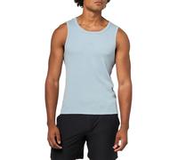 Hugo Men's Small Tonal Logo Muscle Tank, Dust Blue, Medium