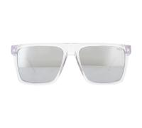 HUGO Men's Square Crystal Silver Mirror Sunglasses in Clear HUGO Clear One Size