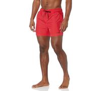 HUGO Men's Standard Haiti Quick Dry Swim Trunks, Bright Hugo Red, Large