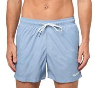 HUGO Men's Standard Haiti Quick Dry Swim Trunks, Light Dusty Blue, Large