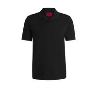 Hugo Mens Stretch Cotton Polo Shirt in Black - Size Large
